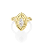 0.45ct In Orbit Marquise Diamond Ring