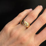 0.61ct Zircon and Diamond Tessera Band [on hand]