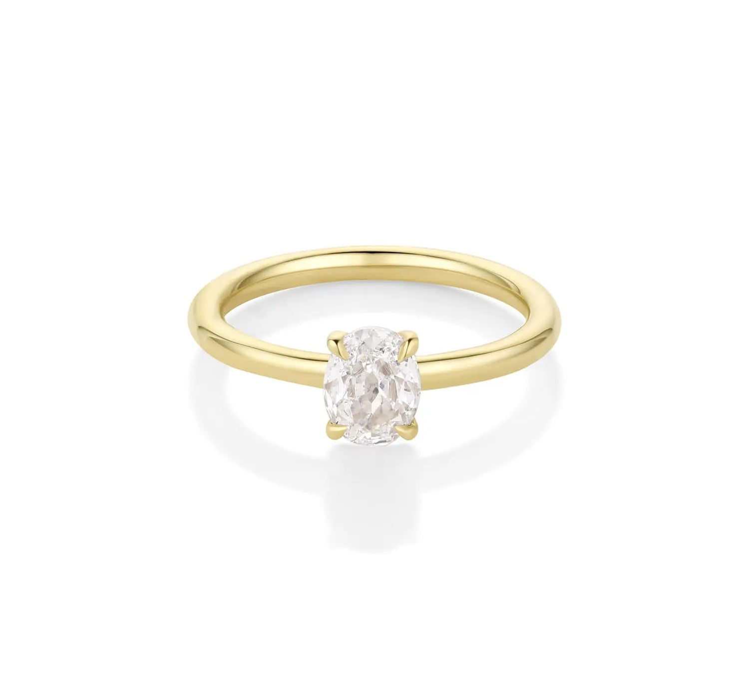 0.65ct Oval Diamond Francesca Ring