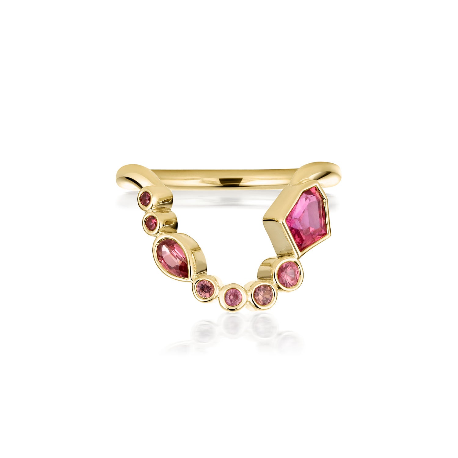0.66ct Winza Sapphire and Sapphire Lucy Band