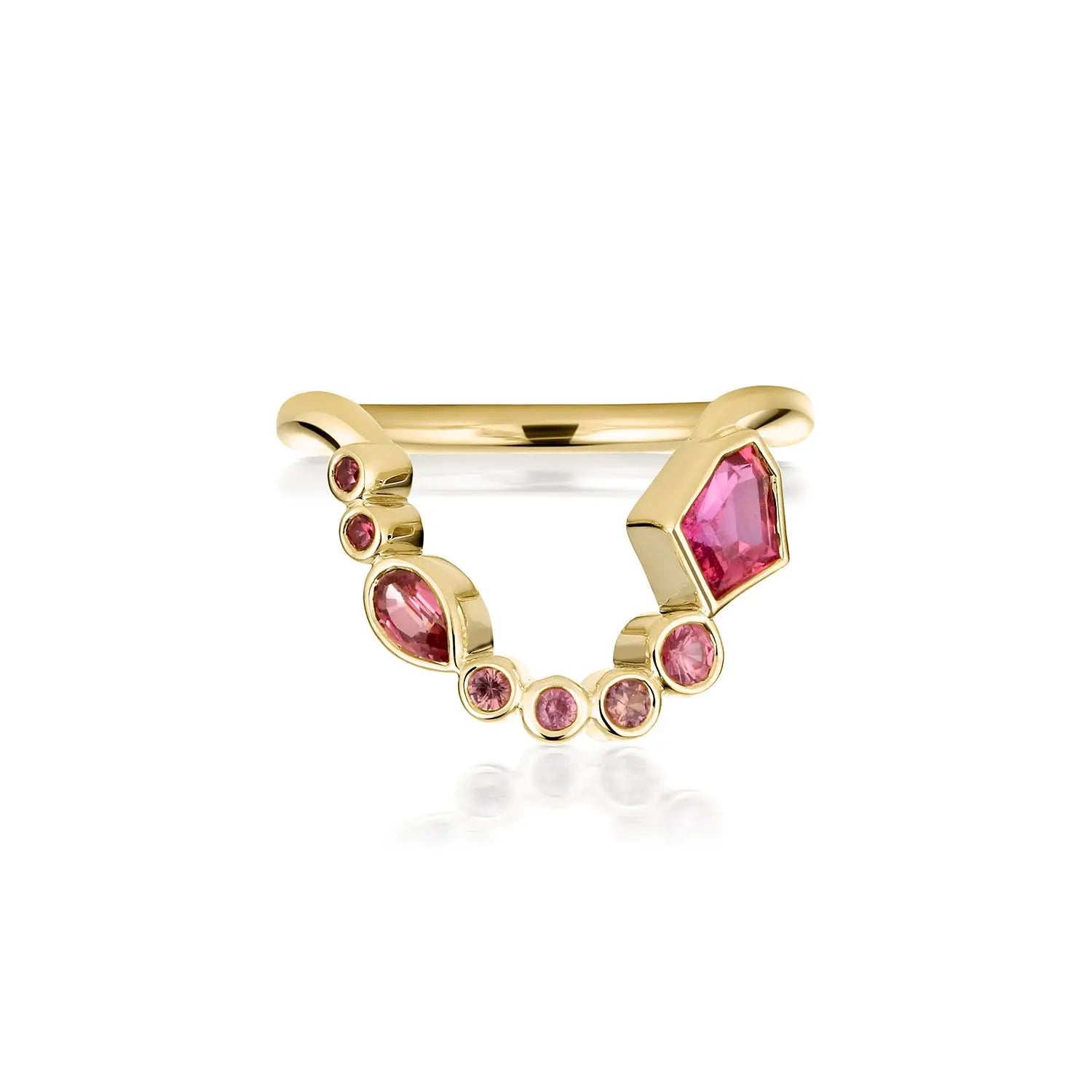 0.66ct Winza Sapphire and Sapphire Lucy Band