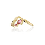 0.66ct Winza Sapphire and Sapphire Lucy Band side