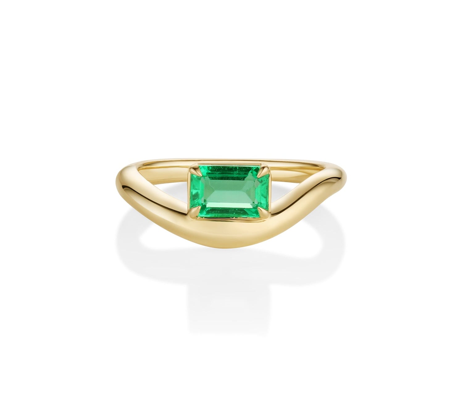 0.83ct Emerald Emma Bombe Band Marrow Fine
