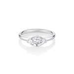 0.90ct Lab-Created Diamond Marquise Noelle Ring [White Gold]