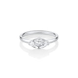 0.90ct Lab-Created Diamond Marquise Noelle Ring [White Gold]