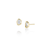 0.99ctw Diamond Abstract Bezel Studs