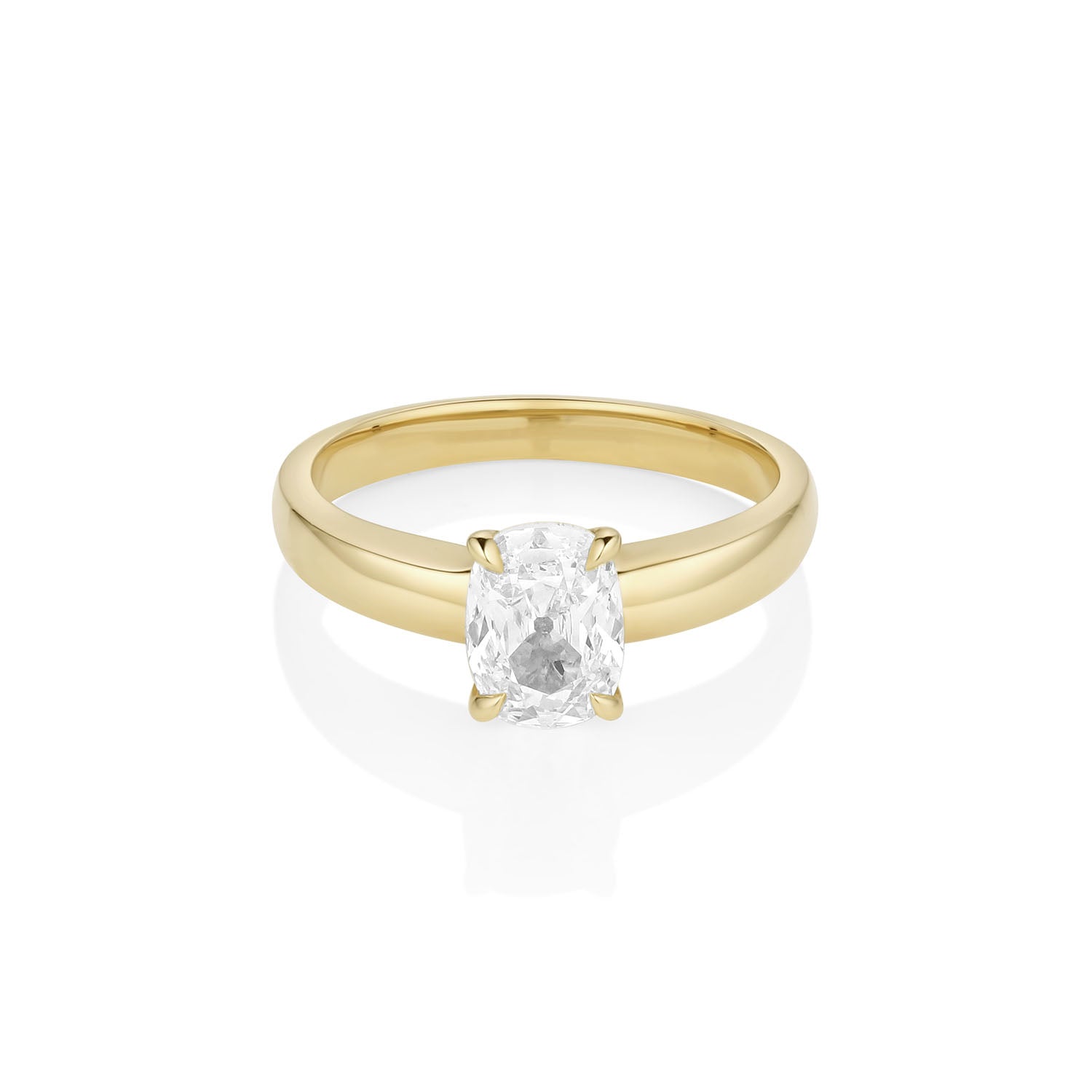 1.00ct Cushion Cut Diamond [front flatlay]