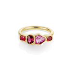 1.00tcw Ruby and 0.90ct Sapphire Linear Band 