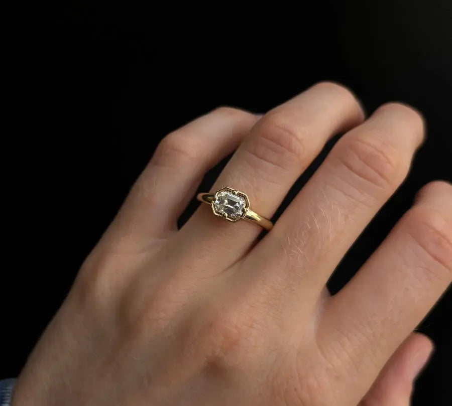 1.01ct Emerald Cut Diamond Georgia [on hand]