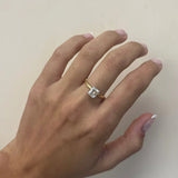 1.04ct Step Cut Diamond Baguette Ring [on hand]