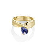 1.06ct Sapphire Twist Ring