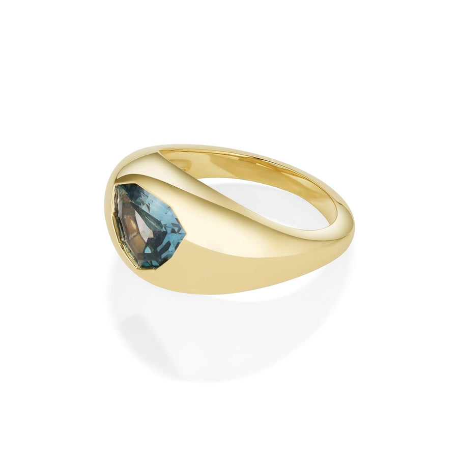 1.09ct Sapphire Shield Bombe