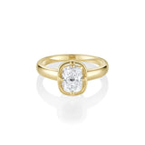 1.09ct Lab-Created Diamond Cushion Georgia Ring [Yellow Gold]
