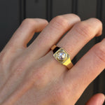 1.11ct Rose Cut Men's Signet [on hand]