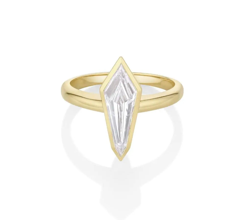 1.13ct Kite Diamond Ring [front flat lay]