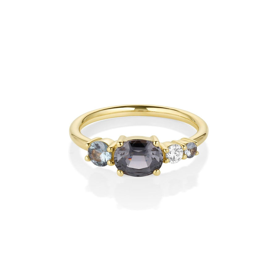 1.23ct Spinel and Sapphire Linear Band - Marrow Fine