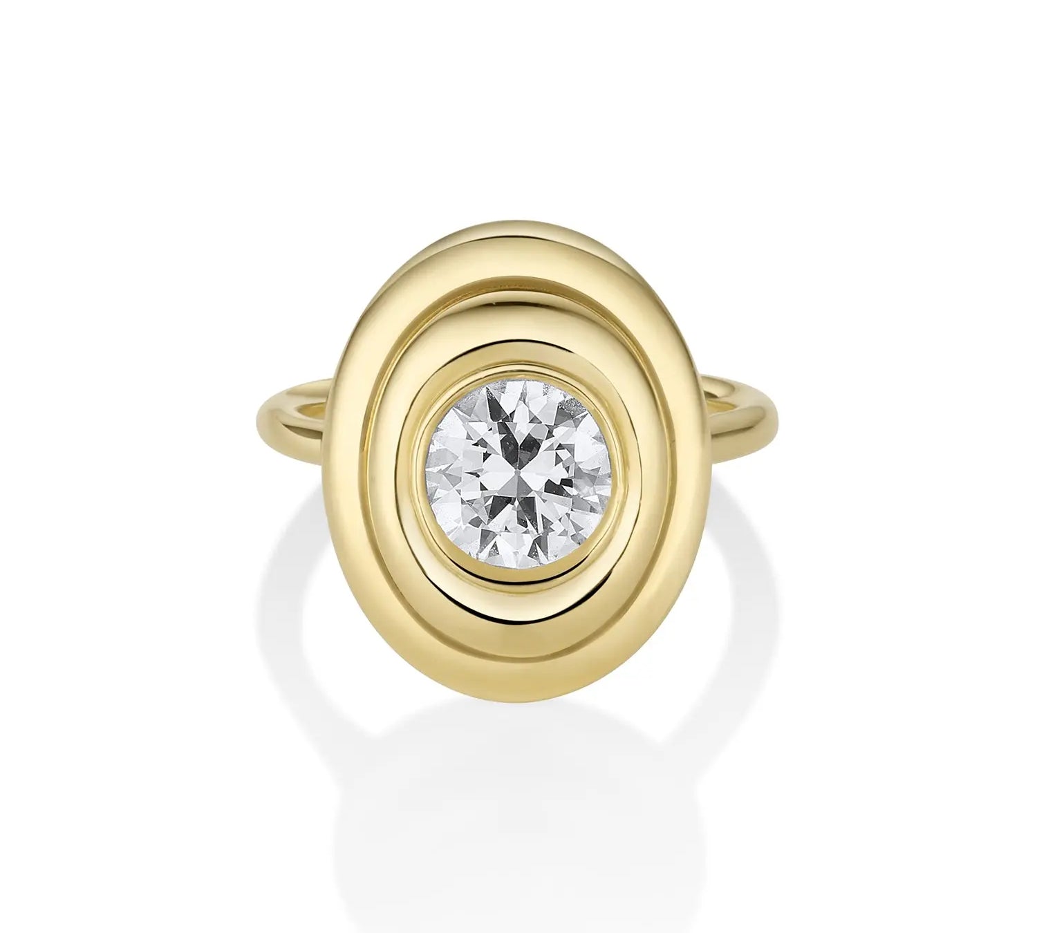 1.26ct Diamond In-Orbit Ring Marrow Fine