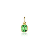 1.28ct Cushion Tsavorite Charm