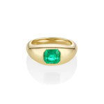 1.28ct Emerald Bombe Ring Marrow Fine