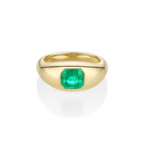 1.28ct Emerald Bombe Ring Marrow Fine