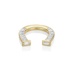 1.38tcw Baguette Diamond Horseshoe Ring