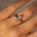 1.46ct Moval Diamond Bezel Ring [on hand]