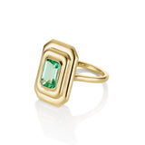 1.48ct Colombian Emerald In-Orbit Ring