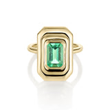 1.48ct Colombian Emerald In-Orbit Ring
