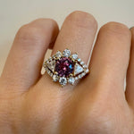 1.49ct Pink Sapphire Art Deco Ring [on hand]