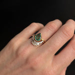 1.54ct Emerald Bezel Set Solitaire Ring Marrow Fine [on hand]