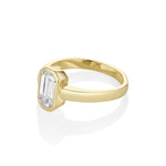 1.54ct Emerald Cut Diamond Ring [side view]