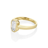 1.54ct Emerald Cut Diamond Ring [side view]