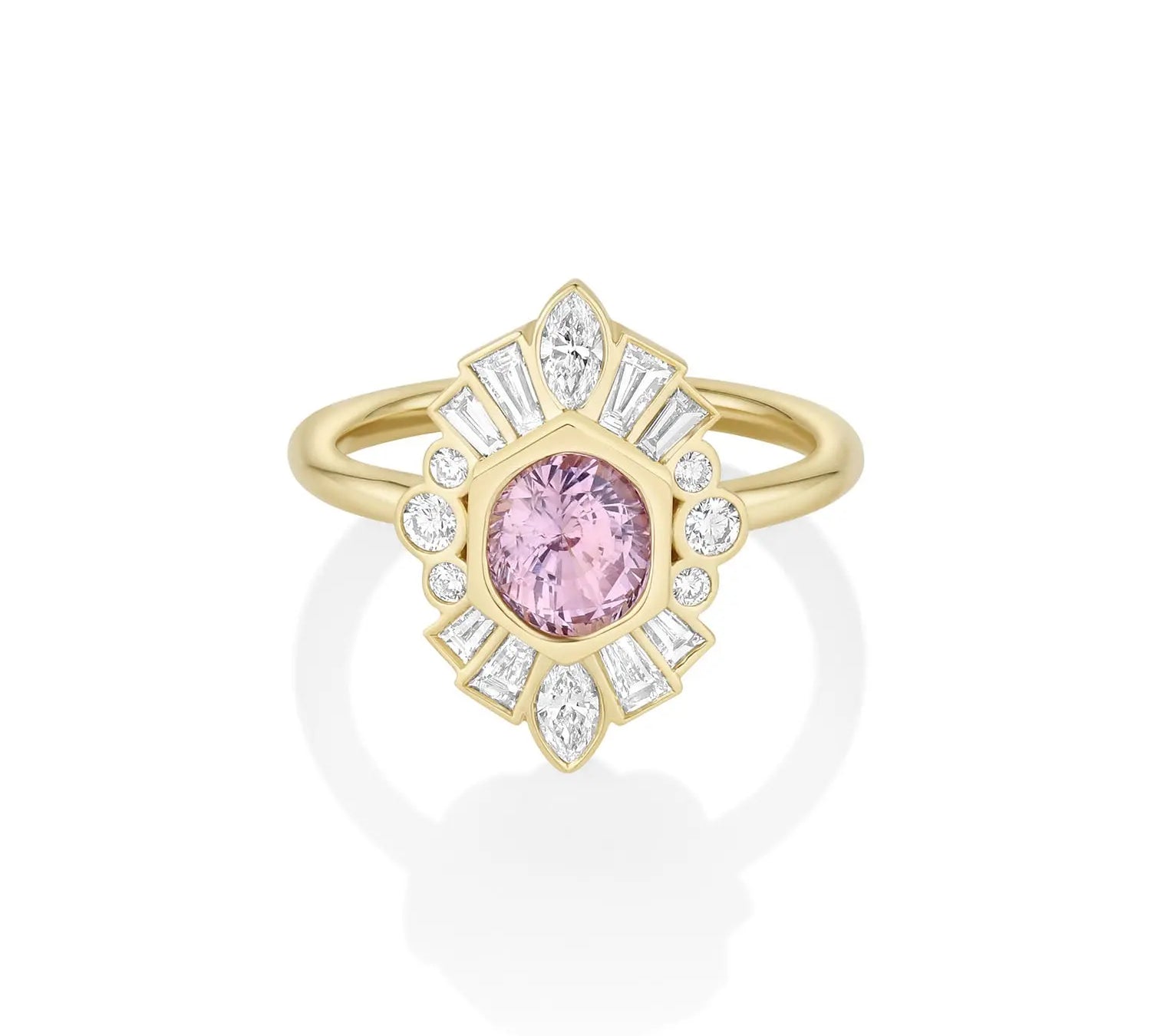 1.55ct Sapphire Stella Ring [Yellow Gold]