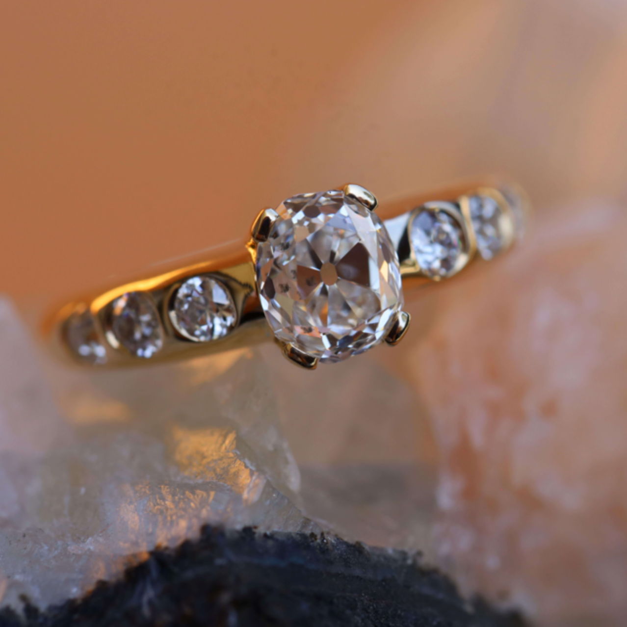 1.55ct Old Mine Diamond Verona [flat lay]