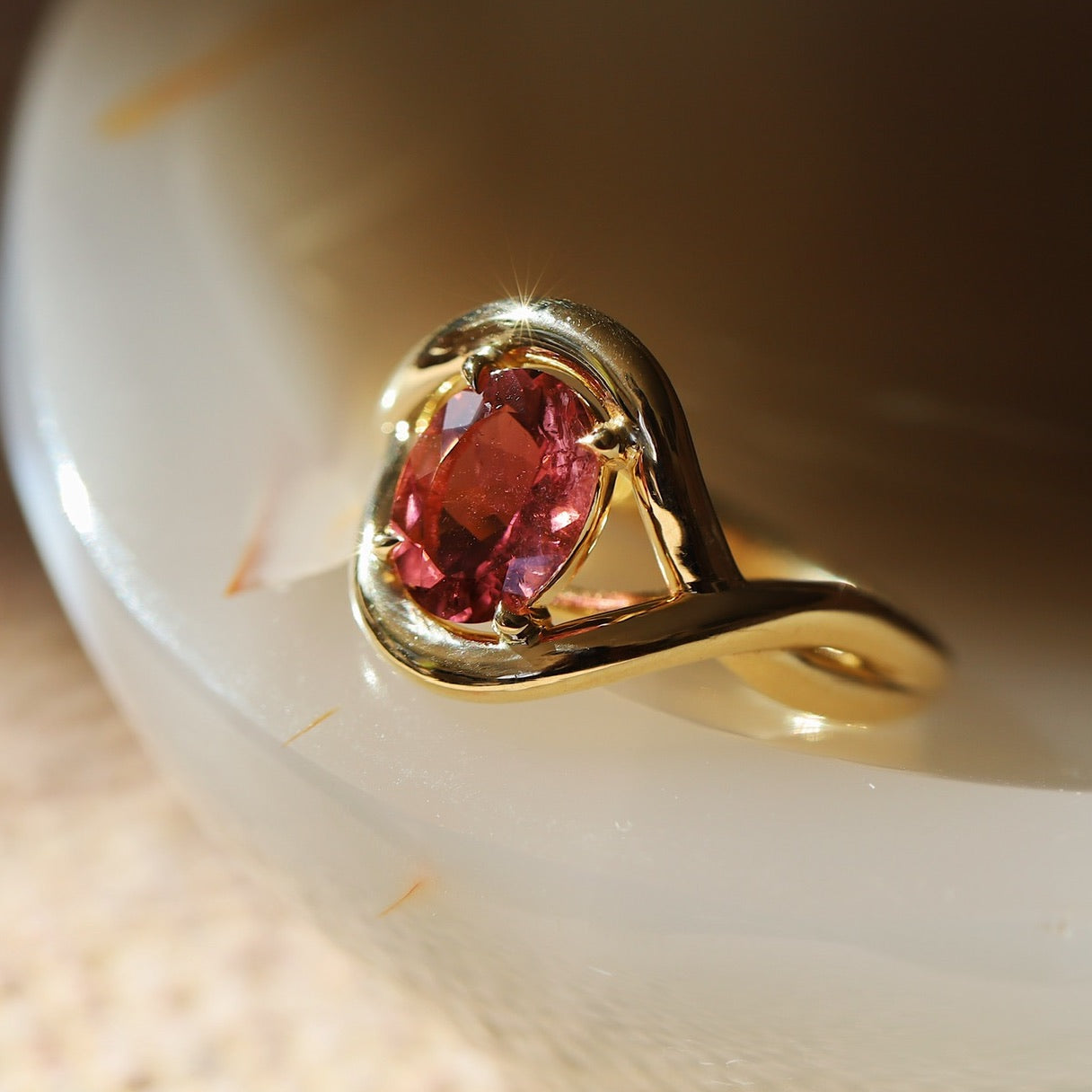 1.56ct Pink Tourmaline Marrow x Sammi Florence Ring