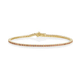 1.57tcw Lilac Sapphire Tennis Bracelet