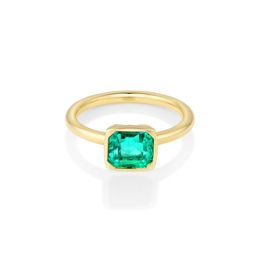 1.58ct Emerald East/West Roxy Ring