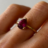 1.50ct Rubellite Tourmaline Sloane Ring [Yellow Gold]