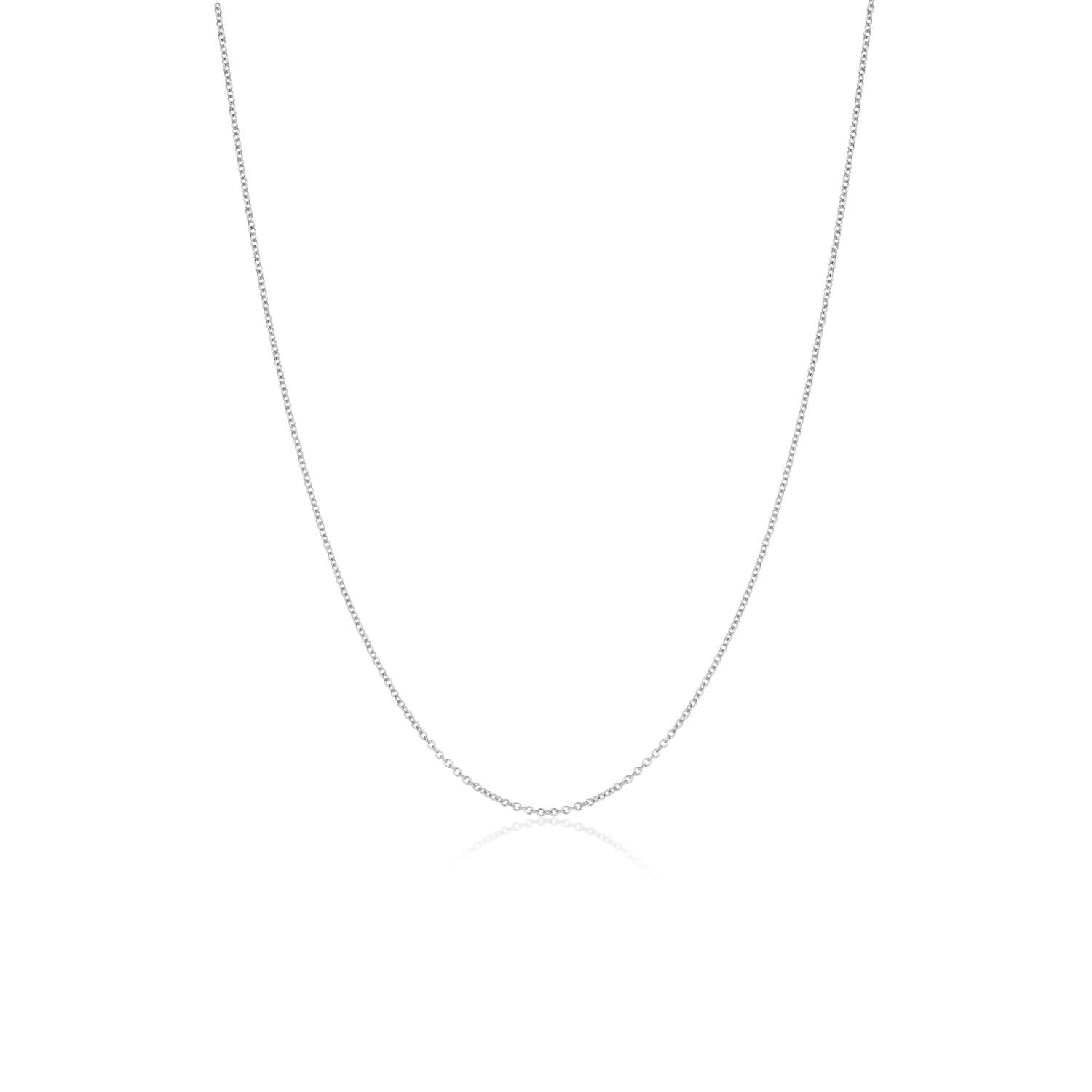 1.5mm Rolo Chain [White Gold]