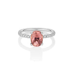 1.60ct Pink Tourmaline Frankie Ring [White Gold]
