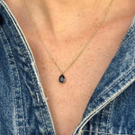 1.73ct Spinel Pear Shape Necklace
[on neck]