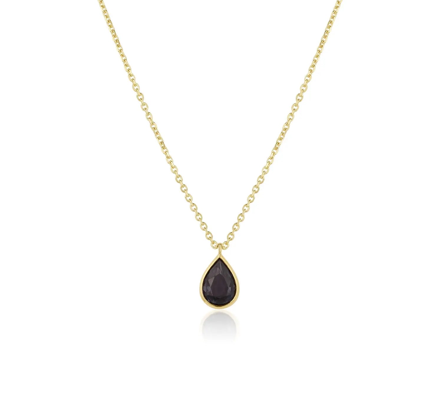 1.73ct Spinel Pear Shape Necklace [front view]