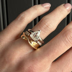1.74ct Antique Pear Sloane Engagement Ring [on hand]