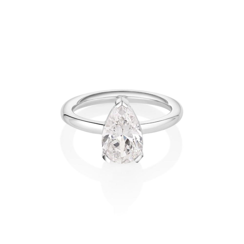 1.86ct Antique Pear Diamond Sloane [front flat lay]