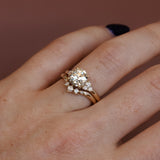 1.90ct Old European Diamond Ring with Tracer Band Marrow Fine