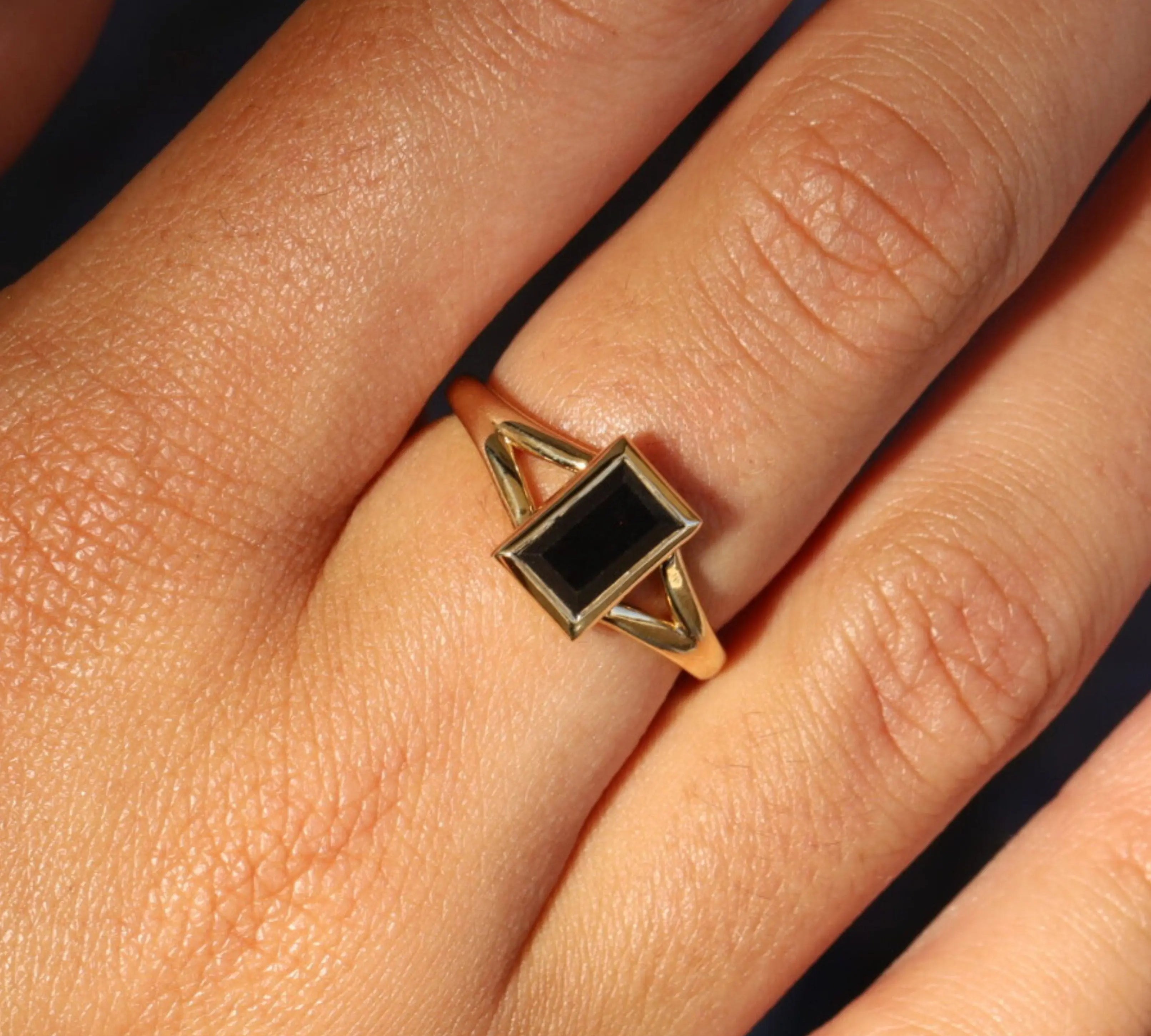 1.92ct Black Diamond Colette Ring [on hand]
