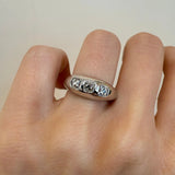 1.93ctw French Cut White Diamond Bombe Ring [on hand]