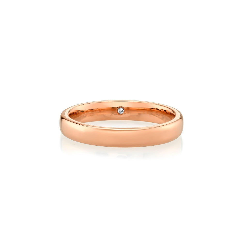 Marrow Fine Jewelry Classic Men’s Band [Rose Gold]