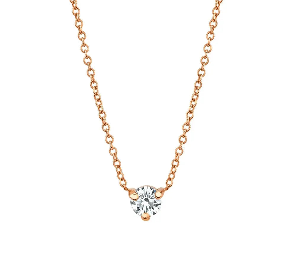 Marrow Fine Jewelry White Diamond Sweet Nothings Choker [Rose Gold]