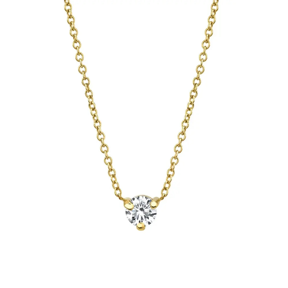 Marrow Fine Jewelry White Diamond Sweet Nothings Choker [Yellow Gold]